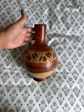 Vintage Handmade Mexican Vase